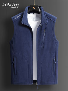 เสื้อกั๊กขนแกะแบบสวมแขนกุดสำหรับผู้ชายและผู้หญิง ฤดูใบไม้ร่วง/ฤดูหนาว 2025 รุ่นใหม่ สำหรับคู่รัก แฟชั่นกลางแจ้ง แขนกุด ขนแกะ ขนแกะ ขนแกะ ขนแกะ