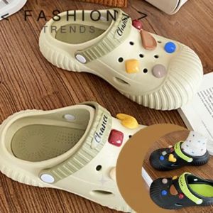 QZshop รองเท้าหัวโต สุดคิ้ว แถมตัว ทุกวัย สายรัดส้น สีทูโทน พื้นนิ่ม เสริมส้น เบาสบาย สวมได้ทุกโอกาส ดี ติดบ้าน