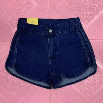 Buy High Waist Dolphin Denim Short online Lazada .ph