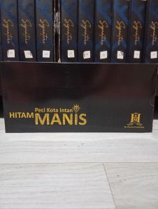 Peci Songkok Hitam Manis Tinggi  9-10