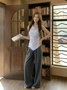 CHOUXIE | Fashion Korean Style Asymmetrical Stripes Suit