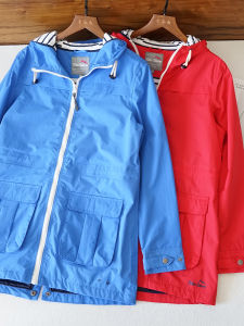 เสื้อแจ็คเก็ตคาร์ดิแกนแขนยาวผู้หญิง ฤดูใบไม้ผลิและฤดูใบไม้ร่วง ยาวปานกลาง แจ็คเก็ตแบบลำลอง ป้องกันฝนและลม พร้อมฮู้ด ไซส์ใหญ่ วัสดุโพลีเอสเตอร์