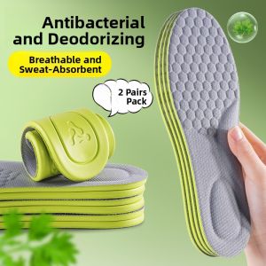 LINGMIAO | Antibacterial Odor-Resistant Breathable Shoe Insoles for Men