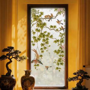 ZHIXIAO | Static Frosted Glass Decor Film for Windows Ambiance