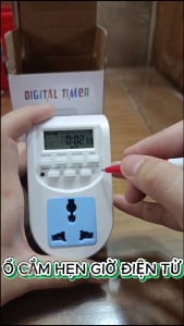 Ổ Cắm Hẹn Giờ Điện Tử GH10 - Công suất Lớn Ứng Dụng Đa Dạng Tiết Kiệm Điện Bật Tắt Tự Động