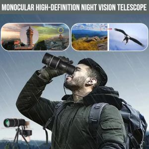 Monocular High-Definition Night Vision Telescope Outdoor Hiking Travel Portable Telescope Durable And Waterproof