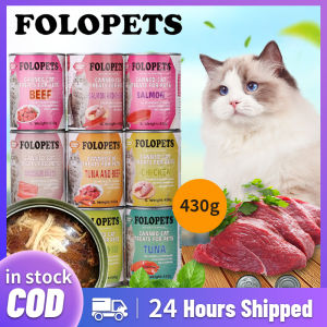 FOLOPETS Cat Food Can Organic Wet Cat Food 430g (9 Flavors)