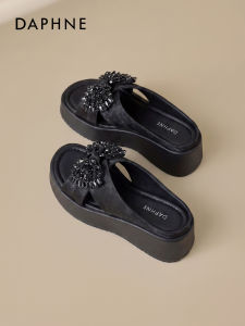 Daphne | Glitter Decor Bow Summer Slipper