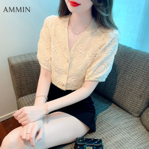 เสื้อแจ็ค คอวี ชีฟ ฟิฟูชนิดหู สำหรับ ฤดูร้อนผ้า คอวี จาก การ์ด ลมมีกลิ่นหอมเล็กๆสไตล์ เกาหลีสำหรับผู้หญิง