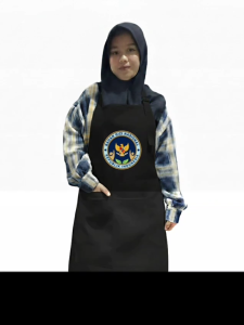 Celemek Apron BGN Badan Gizi Nasional SPPG Apron Dapur Bahan American Drill Premium