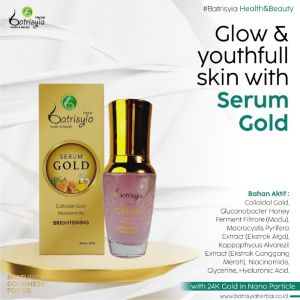 Promo Batrisyia Herbal Serum Gold Nano Emas 24K Whitening / Serum Batrisyia Gold / Serum Gold Batrisyia