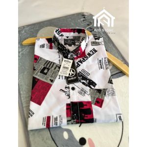 COD Promo 2 kemeja pantai 50Ribuan Kemeja motif pantai pria lengan pendek kemeja distro terbaru 2024