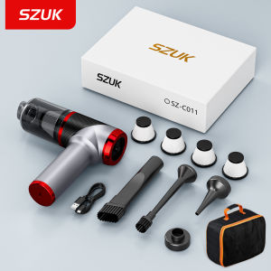 SZUK Car Vacuum Cleaner Strong Suction Wireless Mini Cleaning Machine Powerful Portable Handheld Cleaner for Car and Home