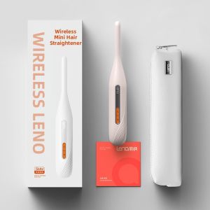 LENA | Lena Wireless Portable Mini Hair Straightening Iron Padded Hair Root High Cranial Top Device Travel Friendly Hairdressing Tool