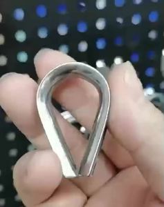 M6 304 Stainless Steel 1/4" Diameter Wire Rope Cable 6mm Thimbles Rigging (Pack of 25)