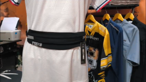 Tas Pinggang Lari Elastis Tahan Air || Running Belt Jogging Tahan Air Elastis