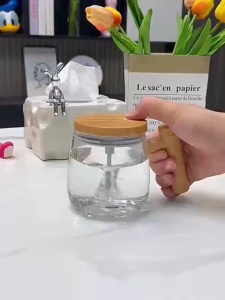 เครื่องปั่นอัตโนมัติ 400 มล. แก้วปั่นไฟฟ้าความเร็วสูง แก้วปั่นอัตโนมัติพร้อมฝาปิด เหมาะสำหรับใส่กาแฟ นม โปรตีนผง ชาร์จ