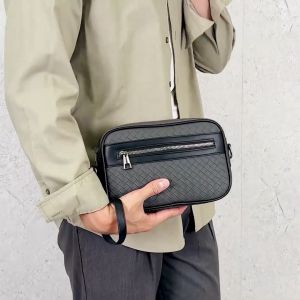 กระเป๋าสะพายไหล่ลําลอง ทรงสี่เหลี่ยม ขนาดเล็ก สําหรับผู้ชาย