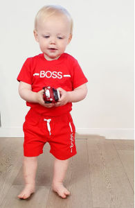 Magister.id KAOS Cipung Anak BOS Kaos Import Anak Laki laki kaos untuk usia 16bulan-10th Murah Lengan Pendek Pakaian anak premium anak Baju anak perempuan karakter animasi terbaru viral