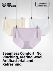 Bare Feeling Antibacterial Breathable Merino Wool Womens Underwear