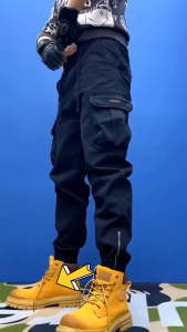 Quần Jogger Kaki - JG3 Quần Jogger Túi Hộp Cao Cấp Nam Cạp Chun Bo Gấu Vải Kaki MQ LUXURY