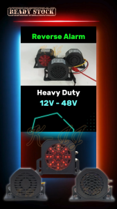 Penggera Undur 12V/60V Universal – Hon Siren Undur Untuk Lori Trak Kereta 4x4 | 138 Bunyi (Standard) Amaran Keselamatan / Safety Warning