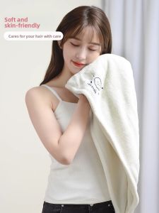 MONLEYTA | Thickened Double Layer Absorbent Quick Dry Hair Cap Womens New 2025 Strong Water Absorption Bath Cap Towel Hair Drying