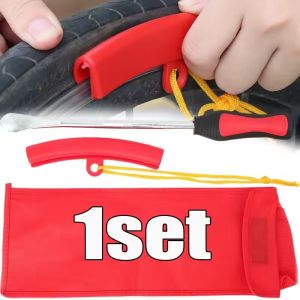 3ชิ้นก้านเปลี่ยนยางรถจักรยานรถจักรยานยนต์ช้อนอัตโนมัติที่ป้องกันขอบล้อชุดยางซ่อมยางรถยนต์แบบมืออาชีพอุปกรณ์คันโยกเปลี่ยนซ่อม