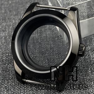 36mm 39mm High Quality Watch Case Sapphire Glass Waterproof Black Case Fit datejust NH35 36 ETA2824/36 PT5000 Miyota Movement