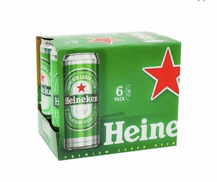 Heineken Lager Beer 330 mL X 6 pcs | Lazada PH