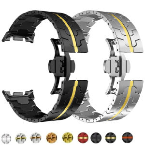 Stainless Steel Band for Samsung Galaxy Watch 8 9 40mm 44mm Ultra 2 Correa Band Strap for Galaxy Ultra 47mm/8 Classic Watchband
