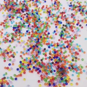 220 Chiếc 18g 4mm Kính Trong Suốt Hạt Kê Hình Tròn Cho Cross Stitch Tua Rua DIY Trang Sức Handmade Miếng Đệm Vòng Tay Phụ Kiện