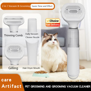 Pet Hair Dryer Blowing Comb Strong Wind Dog Grooming Brush with Cool Air Drying Function for Professional Home Pet Care