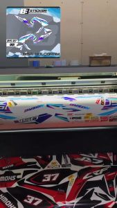 Stiker Stripping Variasi Yamaha Byson BISA HOLOGRAM Striping Motor Byson Bys 17