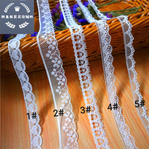 White Embroidered Lace Trim Smooth Thin Fabric DIY Accessories for Home Curtains And Doors Multiple Styles Country Style