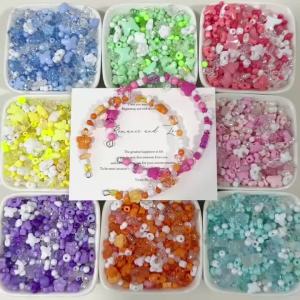 2.5-10mm10g Colorful Mixed Style Acrylic Beads Jewellery Making DIY Bracelet Necklace Supplies for Jewelry Making Materials
