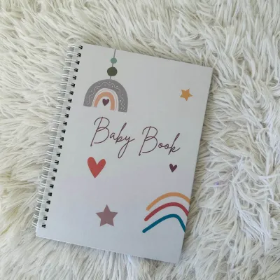PINK GIRL Baby Record Book Immunization Vaccination Milestones Babys First HARDBOUND