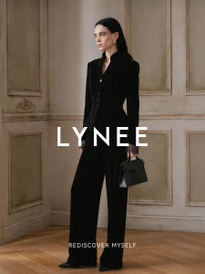 Waist-Tightening Lace Velvet Suit Autumn