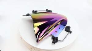 Universal Windshield with bracket for All 7/8 & 1" 22mm Handlebars Benelli ER6 Shiver XJ6 KTM DUKE ER6N Ducati