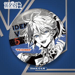 Identity V Goods 58mm Metal Laser Face Tinplate Badge Brooch Itabage Decoration Comic Con Medal Brooch Gift to Friends 第五人格囚徒佣兵守夜人勘探员58mm双闪吧唧pet游戏周边