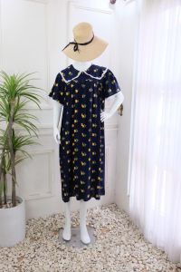 NANCY DRESS | Dress Jumbo Look Korean | Kerah Renda | Busui Friendly