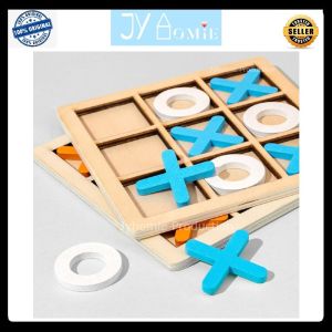 Board Game Children Puzzle Tic Tac Toe Games Shape Puzzle Mainan Puzzle Mainan Montessori Mainan Kanak Kanak