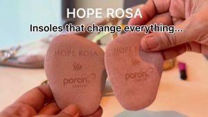 HOPE ROZA (ROSA) - Insoles for Women Shoes and Heels - Soft Anti Slip Resilient Forefoot Cushion Insole Pad for Pain Relief- Multicolor/4 Pair