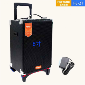 F8-2 Portable Bluetooth Speaker for Square Dancing And Outdoor K-Song High Power Bass Cannon Large Sound GAV Model 118