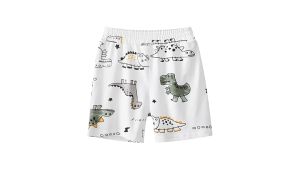 2025 Summer Kids Car Dinosaur Cartoon Thin Shorts for Boy 100% Pure Cotton Children Girls Sports Casual Half Pants for Ages 1-9 Kids