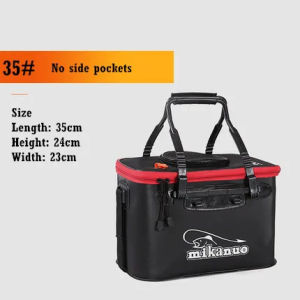 Folding Live Fish Bucket EVA Thickened Fish Bucket Portable Water Tank Fishing Gear Live Fish Box Fishing Accessories Outdoor