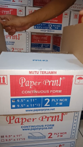 Paperpryns Kertas Continuous Form 2PLY NCR 95" x 11"