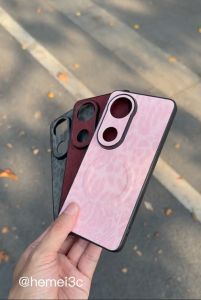 For Vivo V50 Casing Leopard Pattern Leather Hard Phone Case Cover