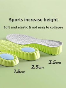 XINDUOLI | Heel Lift Insoles for Height Increase Shock Absorption Moisture Wicking and Odor Prevention