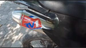 Knalpot Norifumi RV1 Stainless Dtracker Klx Crf Nmax Aerox Vario Beat Scoopy Mio Xeon X-Ride